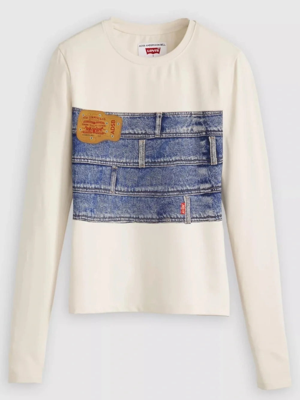 New Levis X ADSB Andersson Bell Second Skin Top Long Sleeve Shirt - Picture 2 of 9